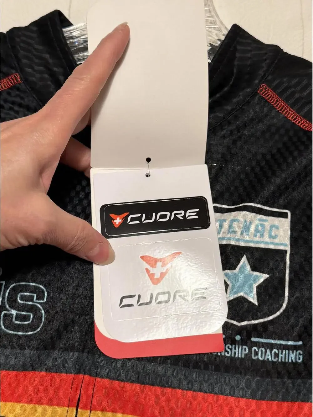 NWT Cuore Silver Race Cycling Jersey | CZ Racing / Construction Zone | Size XL - Picture 4 of 7